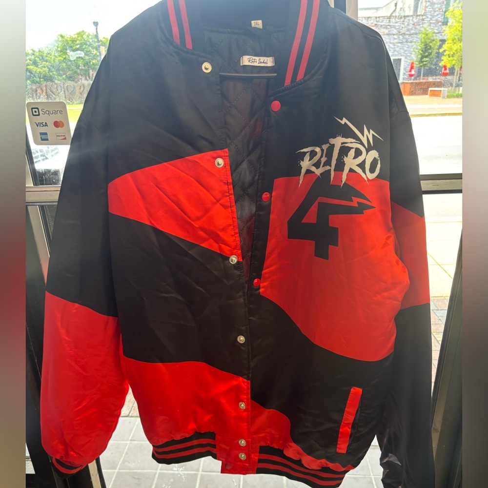 Retro Label Red Thunder Jacket-Size 3XL